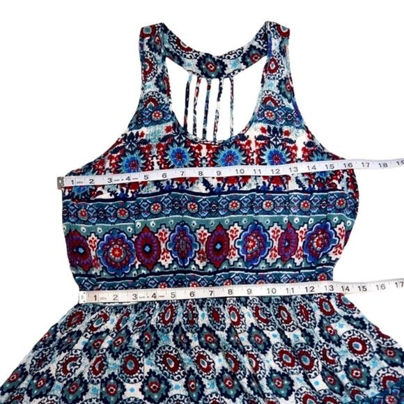 Patrons of Peace Racer Back Strings Summer Dress Sz M - Picture 7 of 11